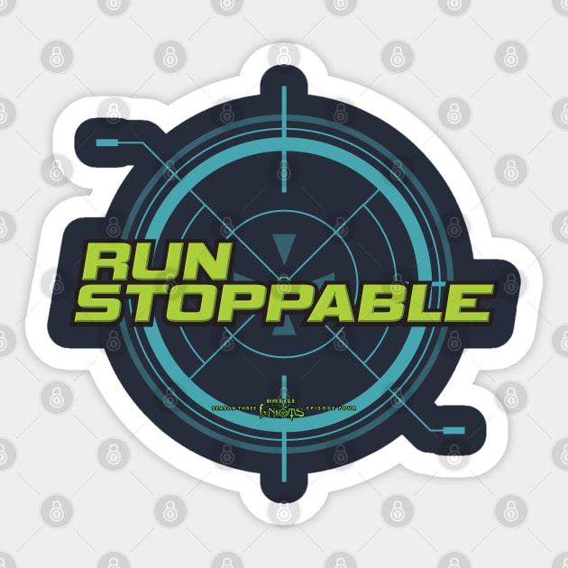 RunStoppable Sticker by Fanthropy Running Clubs